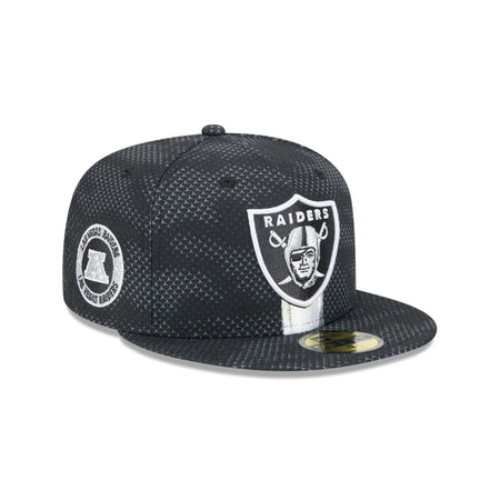 Las Vegas Raiders 2024 Sideline 59FIFTY Fitted Hat