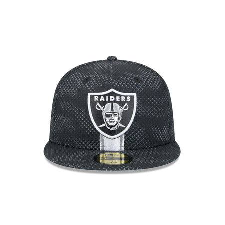 Las Vegas Raiders 2024 Sideline 59FIFTY Fitted Hat