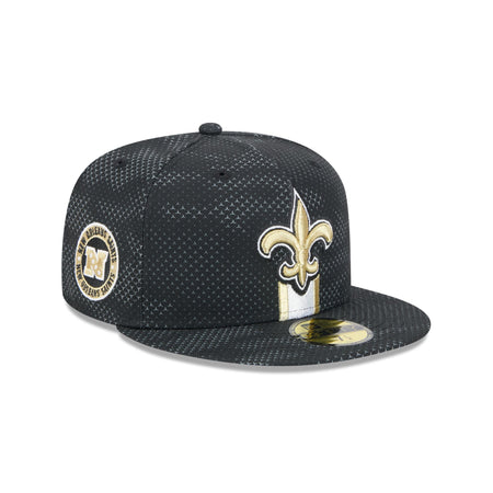 New Orleans Saints 2024 Sideline 59FIFTY Fitted Hat