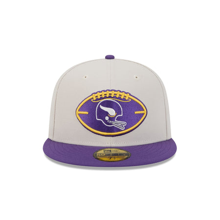 Minnesota Vikings 2024 Historic Sideline 59FIFTY Fitted Hat