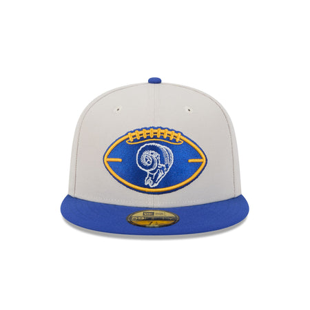 Los Angeles Rams 2024 Historic Sideline 59FIFTY Fitted Hat