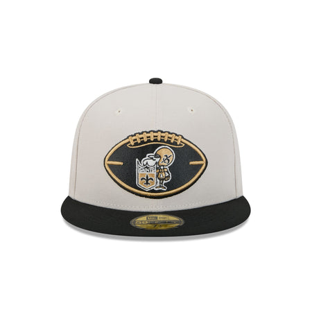 New Orleans Saints 2024 Historic Sideline 59FIFTY Fitted Hat