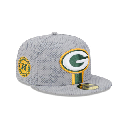 Green Bay Packers 2024 Sideline Gray 59FIFTY Fitted Hat