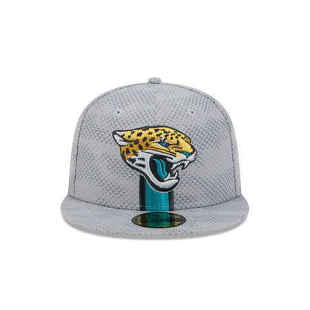 Jacksonville Jaguars 2024 Sideline Gray 59FIFTY Fitted Hat