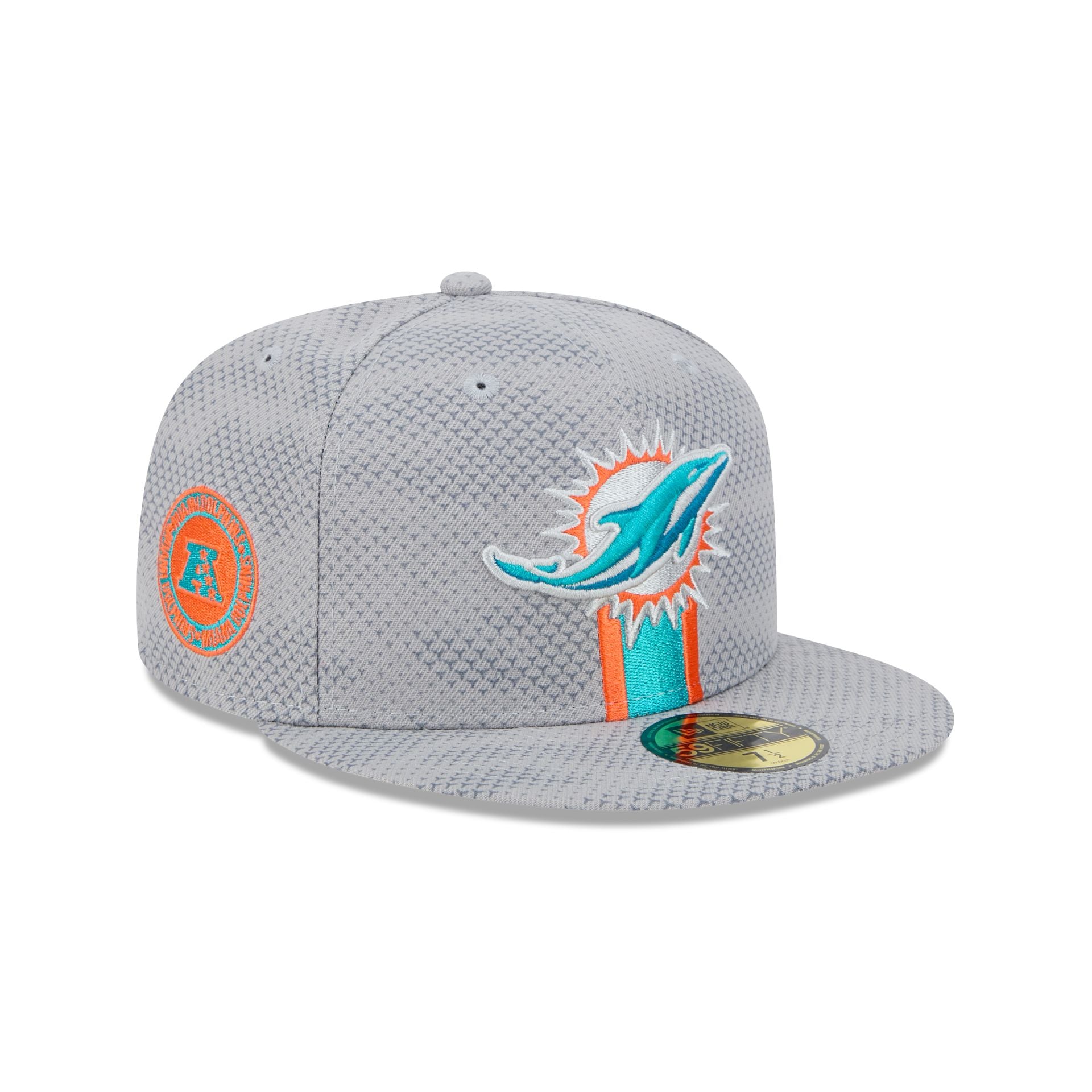 Miami dolphins fitted cap best sale