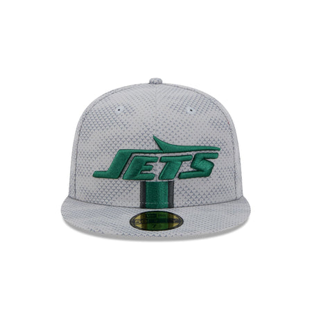 New York Jets 2024 Sideline Gray 59FIFTY Fitted Hat