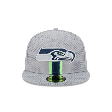 Seattle Seahawks 2024 Sideline Gray 59FIFTY Fitted Hat