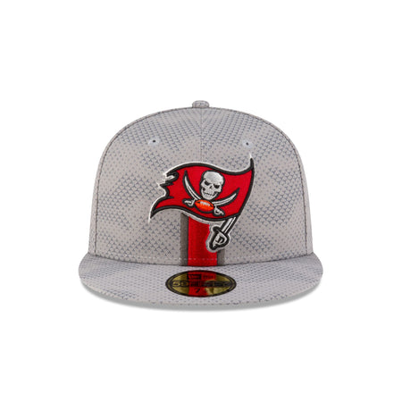 Tampa Bay Buccaneers 2024 Sideline Gray 59FIFTY Fitted Hat