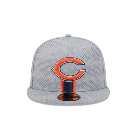 Chicago Bears 2024 Sideline Gray 59FIFTY Fitted Hat