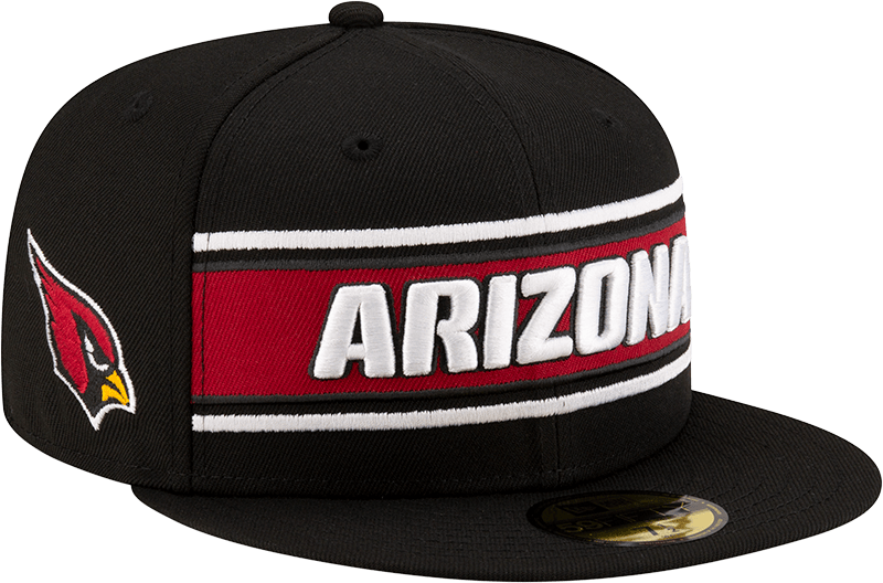 Arizona Cardinals 2024 Sideline Black 59FIFTY Fitted Hat