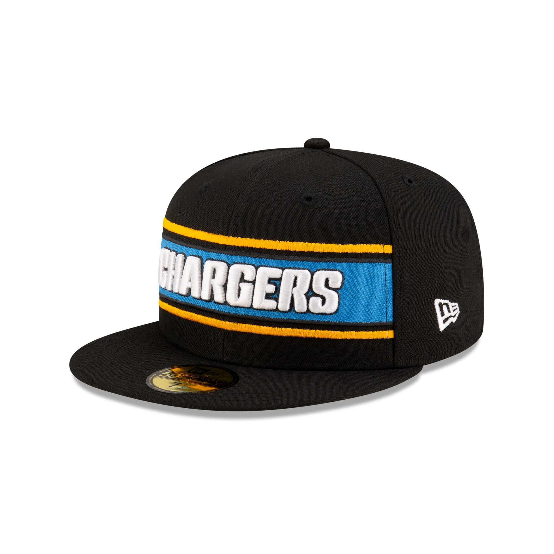 Los Angeles Chargers 2024 Sideline Black 59FIFTY Fitted Hat New Era Cap