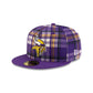 Minnesota Vikings 2024 Sideline Statement 59FIFTY Fitted Hat