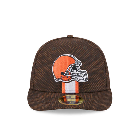 Cleveland Browns 2024 Sideline Low Profile 59FIFTY Fitted Hat