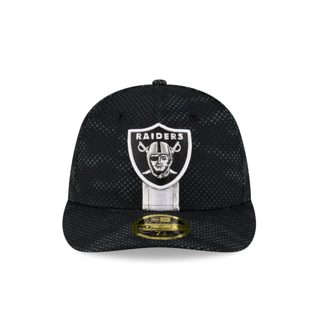 Las Vegas Raiders 2024 Sideline Low Profile 59FIFTY Fitted Hat