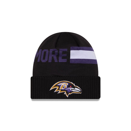 Baltimore Ravens 2024 Cold Weather Tech Knit Beanie