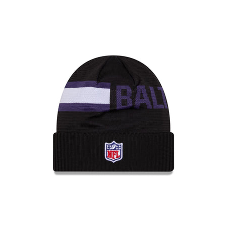 Baltimore Ravens 2024 Cold Weather Tech Knit Beanie