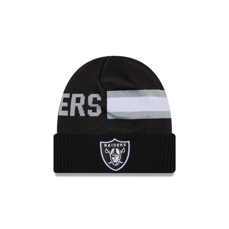 Las Vegas Raiders 2024 Cold Weather Tech Knit Beanie