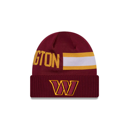 Washington Commanders 2024 Cold Weather Tech Knit Beanie