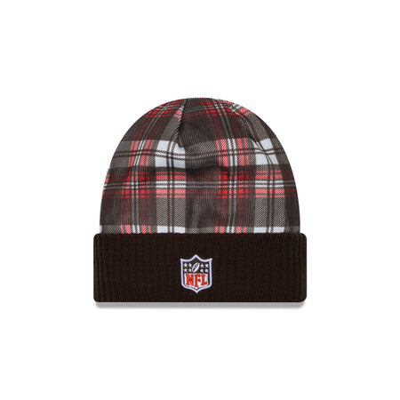 Cleveland Browns 2024 Cold Weather Statement Knit Beanie