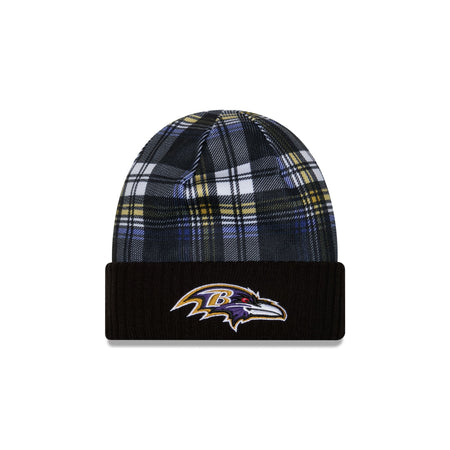 Baltimore Ravens 2024 Cold Weather Statement Knit Beanie