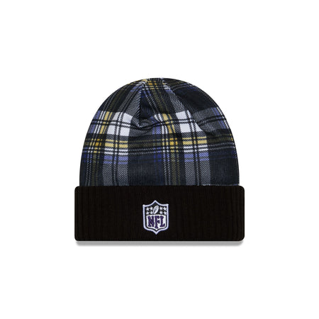 Baltimore Ravens 2024 Cold Weather Statement Knit Beanie