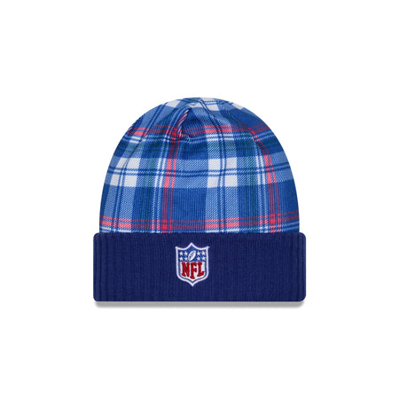 New York Giants 2024 Cold Weather Statement Knit Beanie