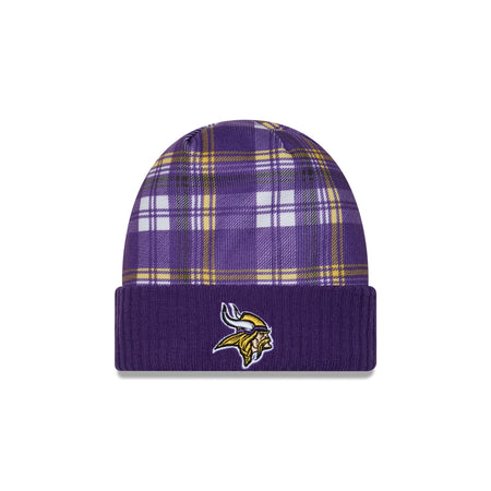 Minnesota Vikings 2024 Cold Weather Statement Knit Beanie