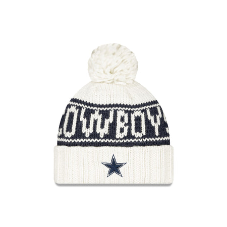 Dallas Cowboys 2024 Cold Weather Chrome Pom Knit Hat