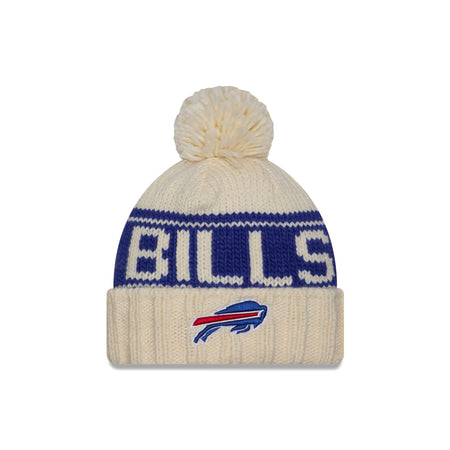 Buffalo Bills 2024 Cold Weather Chrome Pom Knit Hat