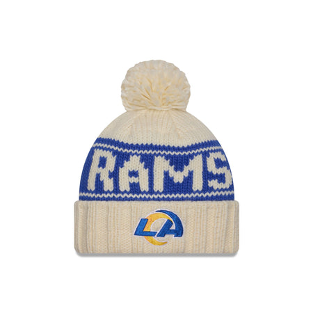 Los Angeles Rams 2024 Cold Weather Chrome Pom Knit Hat