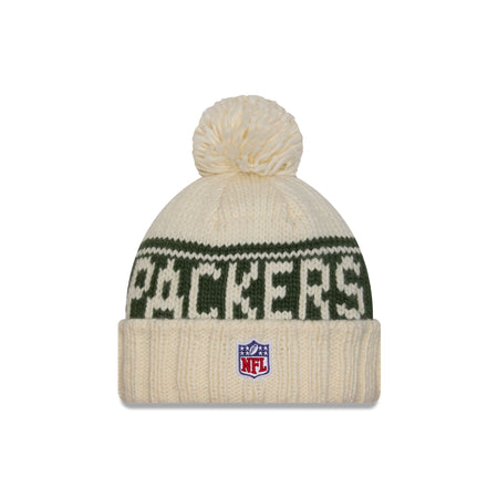 Green Bay Packers 2024 Cold Weather Chrome Pom Knit Hat