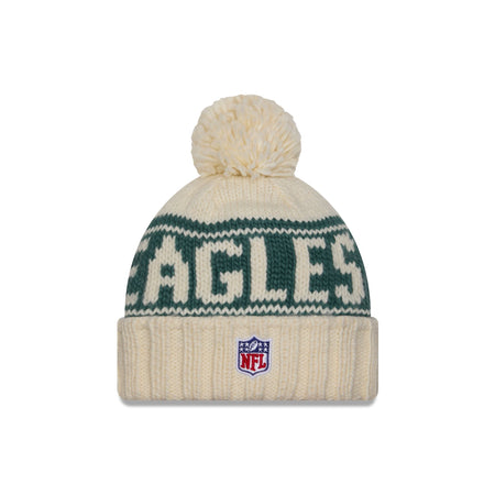 Philadelphia Eagles 2024 Cold Weather Chrome Pom Knit Hat