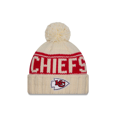 Kansas City Chiefs 2024 Cold Weather Chrome Pom Knit Hat