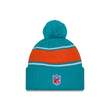 Miami Dolphins 2024 Cold Weather Sport Pom Knit Hat