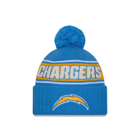 Los Angeles Chargers 2024 Cold Weather Sport Pom Knit Hat