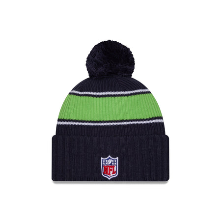 Seattle Seahawks 2024 Cold Weather Sport Pom Knit Hat