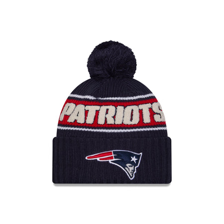 New England Patriots 2024 Cold Weather Sport Pom Knit Hat