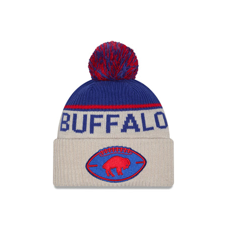 Buffalo Bills 2024 Cold Weather Historic Pom Knit Hat