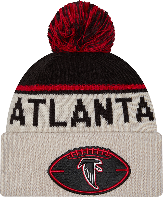 Atlanta Falcons 2024 Cold Weather Historic Pom Knit Hat