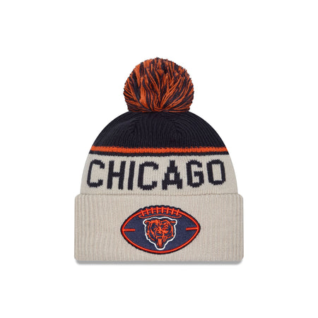 Chicago Bears 2024 Cold Weather Historic Pom Knit Hat