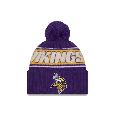 Minnesota Vikings 2024 Cold Weather Sport Pom Knit Hat