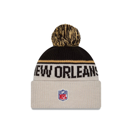 New Orleans Saints 2024 Cold Weather Historic Pom Knit Hat