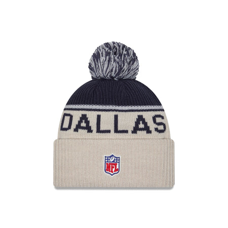 Dallas Cowboys 2024 Cold Weather Historic Pom Knit Hat