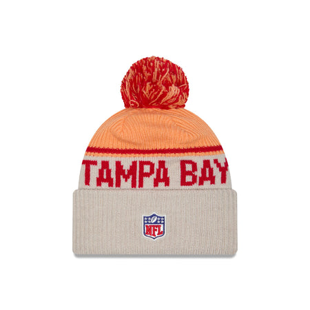 Tampa Bay Buccaneers 2024 Cold Weather Historic Pom Knit Hat