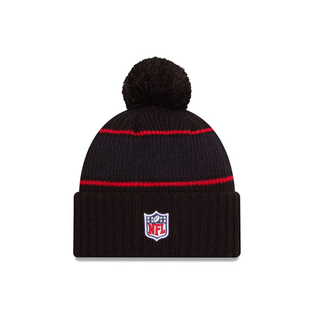 Houston Texans 2024 Cold Weather Black Pom Knit Hat