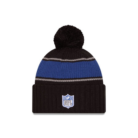 Indianapolis Colts 2024 Cold Weather Black Pom Knit Hat