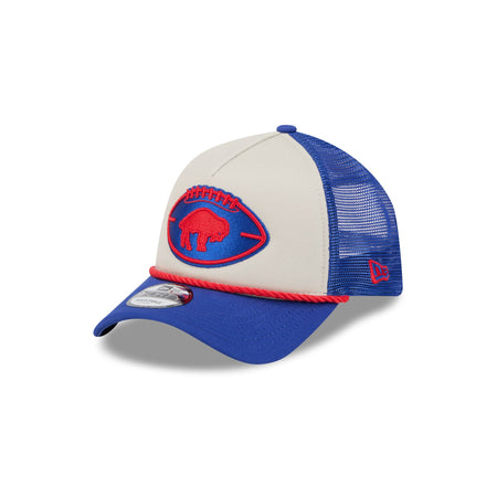 Buffalo Bills 2024 Historic Sideline 9FORTY A-Frame Snapback Hat