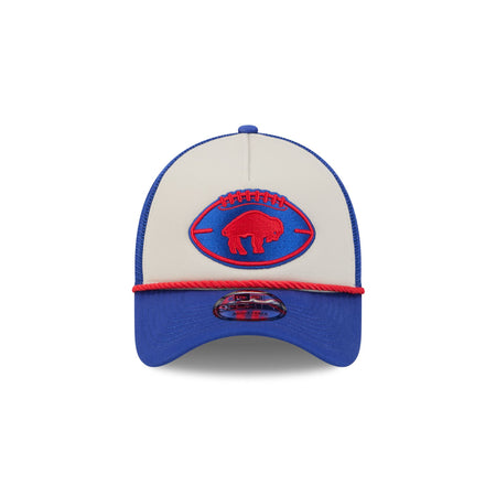 Buffalo Bills 2024 Historic Sideline 9FORTY A-Frame Snapback Hat