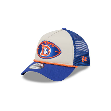 Denver Broncos 2024 Historic Sideline 9FORTY A-Frame Snapback Hat