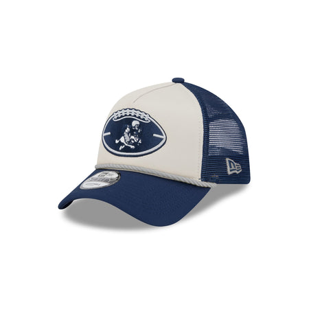 Dallas Cowboys 2024 Historic Sideline 9FORTY A-Frame Snapback Hat